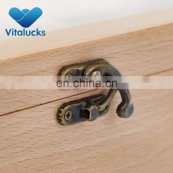 Hot Sale Customized Unfinished Hinge Lid Acrylic Lid Wooden Box photo-5