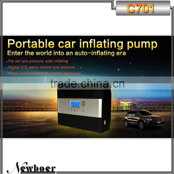 Very Popular Tire Inflator Portable Air Compressor/150PSI Car Mini Hand Pump photo-6