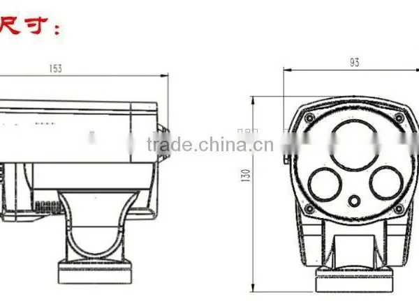 IP66 Waterproof Bullet Ptz ip Camera Camera, Adjust for Pan/Tilt/Zoom,fisheye ip Camera photo-4