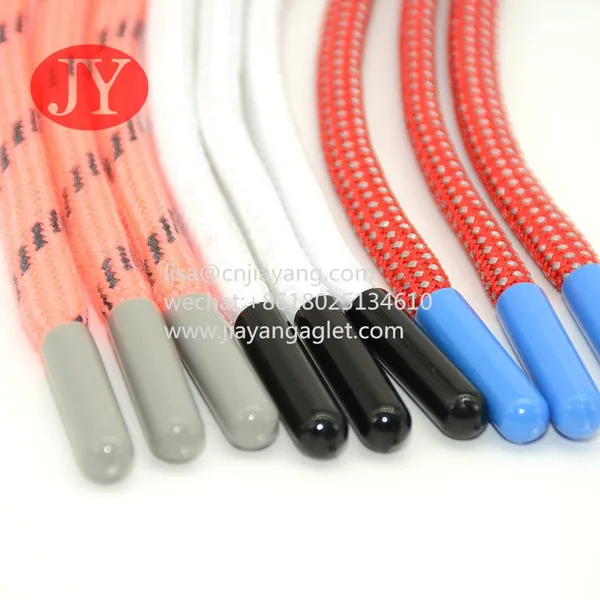 Several Round Drawstrings Laces With Plastic Aglet Metal Aglet for Hoodies Sport Pants