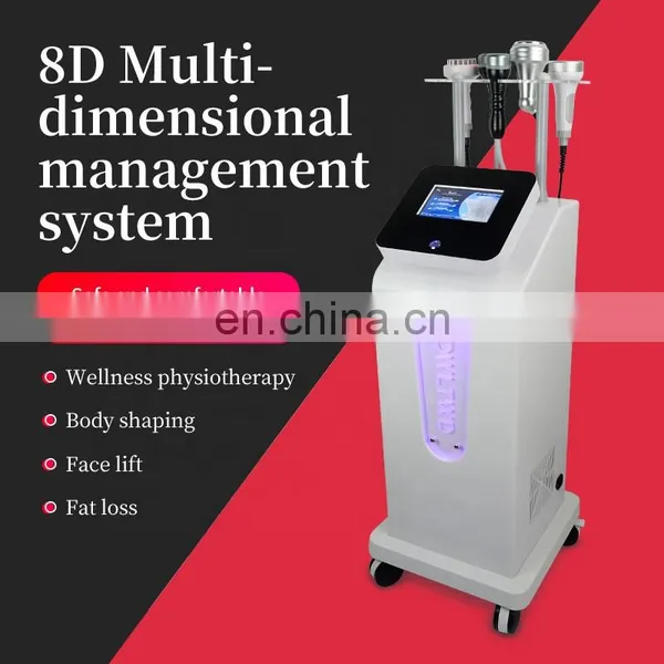 Factory Price RF Vacuum 80K Ultrasound Cavitation Therapy 8D Carving Slimming Machine 5D Weight Loss BIO Massage Body Detox photo-2