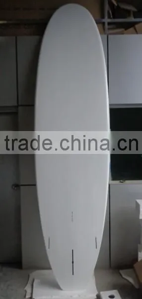 10'6" Stand up Paddle Board With Bamboo Deck White Bottom Transparent SUP photo-3
