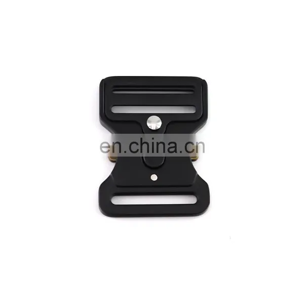 Factory Supply Adjustable Tactical Belt Buckle Metal Side Quick Release Buckle Dog Collar Buckle photo-5