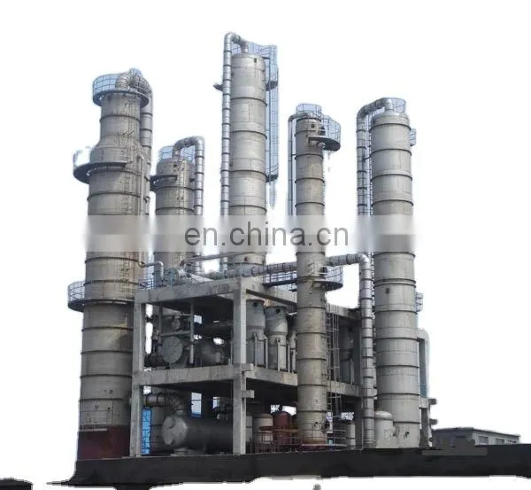 99.99% 96.3% 95.5% 95% Food Grade Fule Ethanol Bioethanol Equipment Alcohol Distillery Distillation Plant Line Turnkey Project