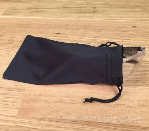 MICROFIBER DRAWSTRING BAG FOR EYEGLASSES AND SUNGLASSES Pouch photo-4