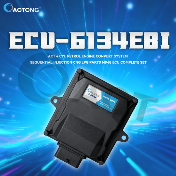 ACT CNG ECU-6134E8I MP48 ECU Kit with Fuel Burn Optimization for 4 Cyl Petrol Engine CNG LPG Conversion