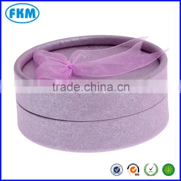 Wholesale Round Cardboard Jewellery Earring Rings Display Gift Storage Boxes photo-2