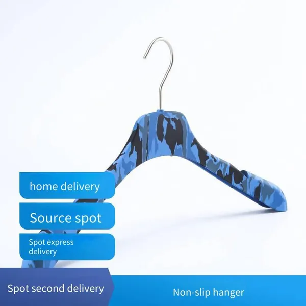 Plastic Hangers for Wholesale, Non-slip Design, Suitable for Clothing Stores and Homes, Multiple Colors Available photo-5
