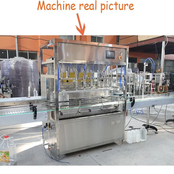 MO-Qdmdch High Accuracy Flow Meter Control Oil Filling Machine Automatic 4 Nozzle Sunflower Olive Oil Filling Capping Machine photo-5