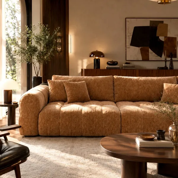 Italian Modern Modular Sofa Organic Minimalist Sofa for Hotel, Living Rooms，Office, Commercial & Villa Projects
