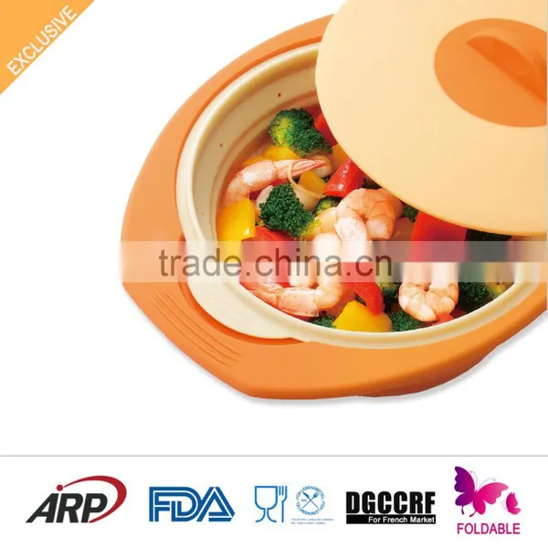 Hot Sale Foldable Silicone Steamer photo-3