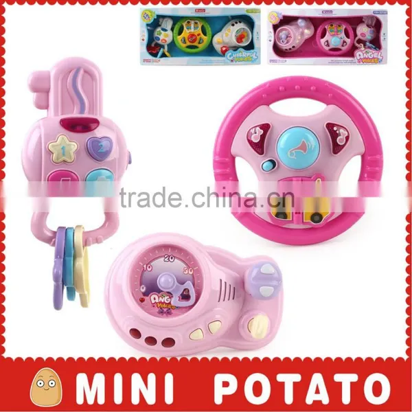 Eco-friendly Plastic Baby Toy Educational Car With Steering Wheel MT801039 photo-6