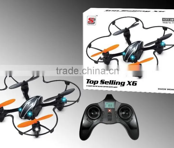 New Arrive!!2.4G 4-Channel FY316 RC Mini Drone Quadcopter 2015 With Light and Frame photo-4