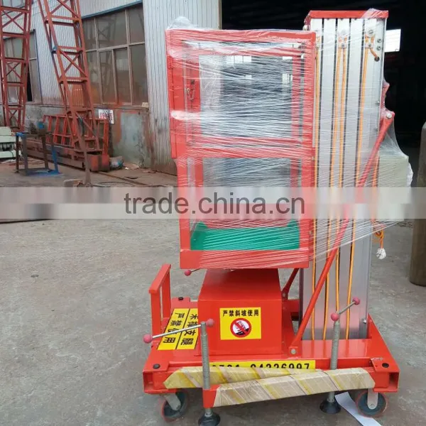 Hydraulic Single Mast Aluminum Alloy Small Home Lift photo-2