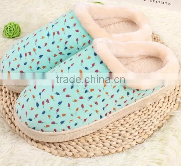 2015 New Autumn Winter Slippers Big Boys Warm Slippers Hing-end Couple Cotton Slippers Wholesale photo-4