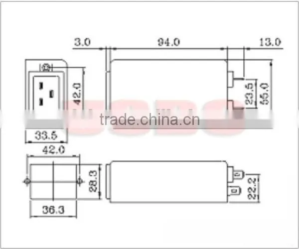 Wholesale IEC320 115/250VAC Active Electrical Emi Rfi Filter photo-3