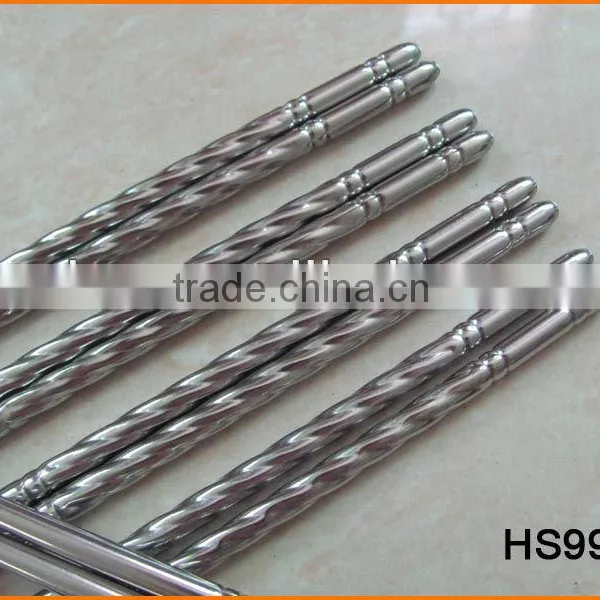 HS993 23cm Stainless Steel Chopsticks,Rib Chopsticks photo-3