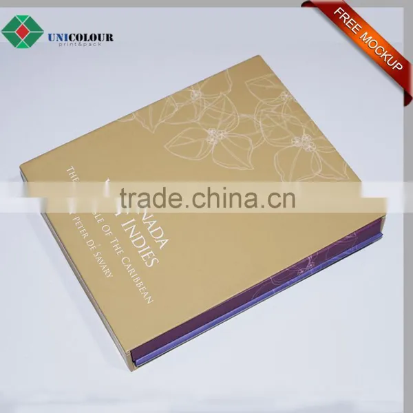 Custom a4 Paper Cardboard Office File Folder With Slipcase photo-2