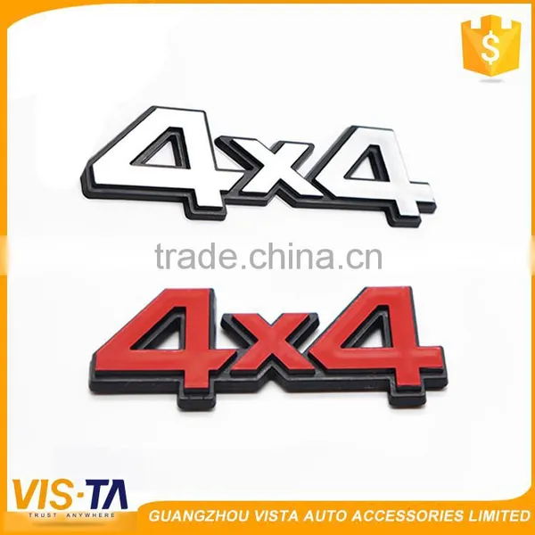 Different Color 4x4 Shape Design Car Body Warning Sign Safety Hard ABS Car Sticker Car Signs photo-4