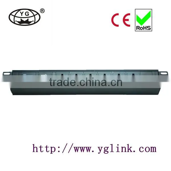 10A 19"1.5U 6ways Universal Type PDU With Overload Protection/ Network Cabinet PDU
