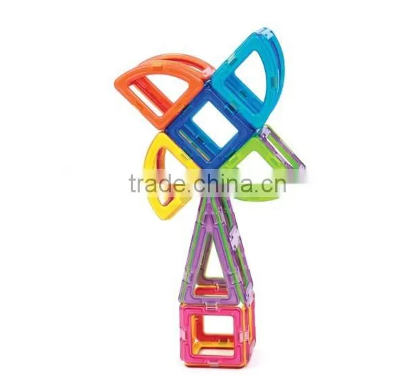 New MagKiss-Magformers Set Magnetic Building Toy Triangules Rainbow Family Fun Game Kids photo-5