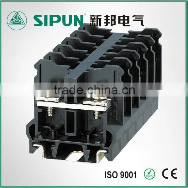 SN-40W AWG 16-8 Screw Black Barrier Terminal Block Supplier's Choice
