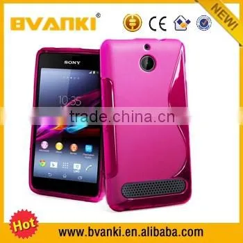 for Sony Xperia e1 Tpu Case, Tpu Case for Sony Xperia E1,Mobile Phone S Line TPU Gel Back Cover for Sony Xperia E1 photo-2