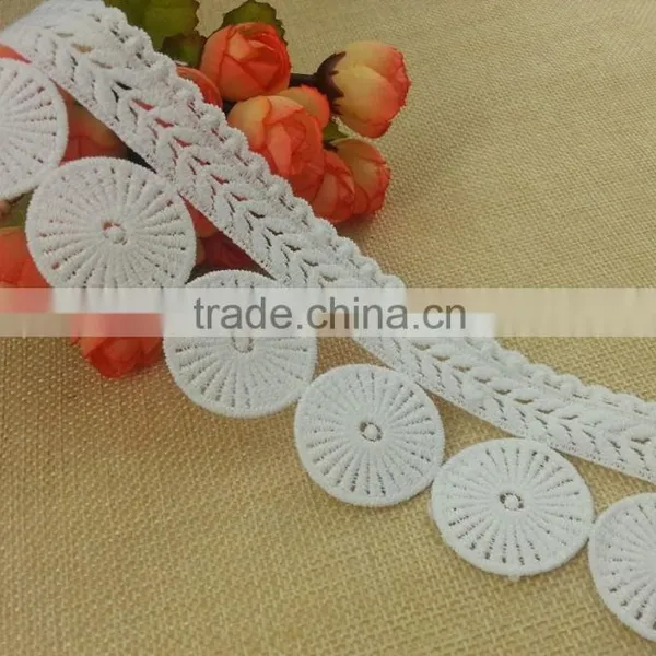 100% Emboridery Cotton Lace for Ladies Dress --- H1671 Quality Choice photo-2