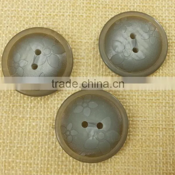 Laser Logo Resin Button --FB007 photo-4