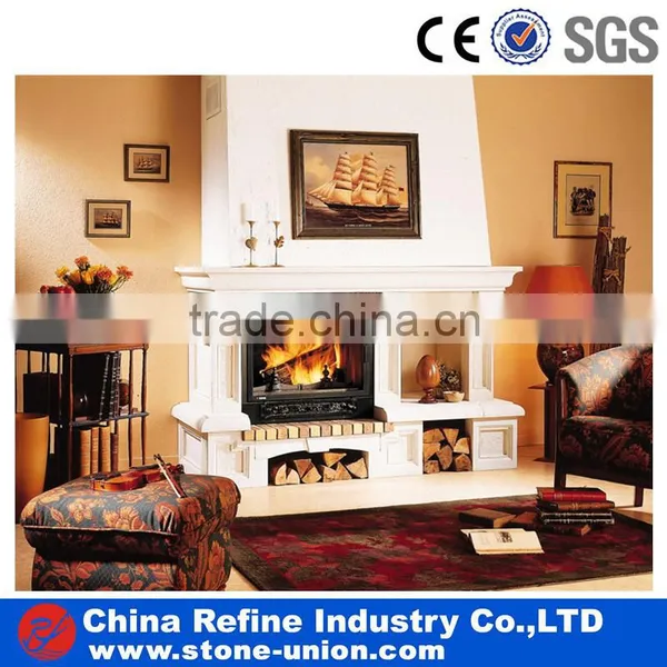 Golden Freestanding Fireplace photo-3