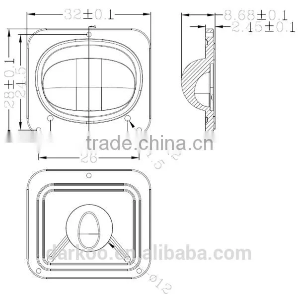 Osram S8 Silicone Streetlight Lens With Holders DK24-177*125-TP-III-L photo-3