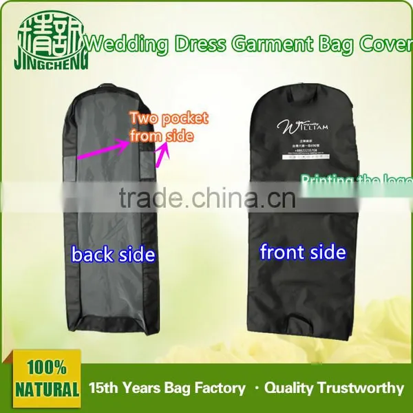 Foldable Suit Garment Bag With Zipper / Wedding Dress Garment Bag Cover photo-5