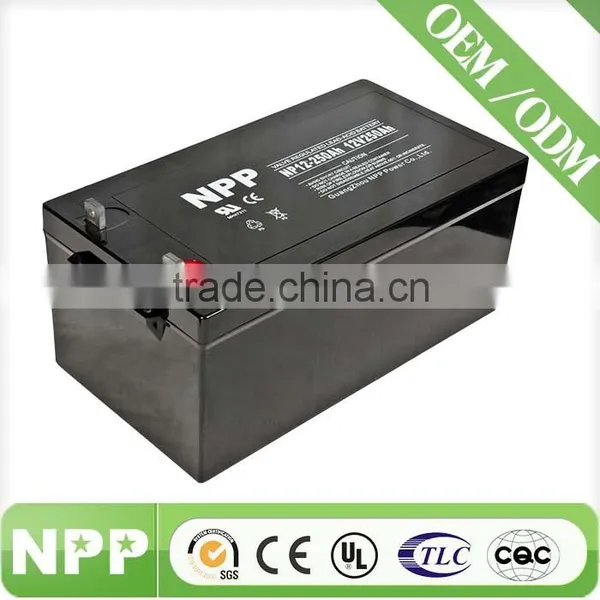 250AH Good Gel Battery Cheap Agm Deep Cycle 12v Ups Battery Battery photo-3