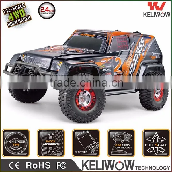 2.4G 4WD 1/12 Full Scale High Speed Remote Control Car RC SUV Buggy Model KW-C02 photo-2