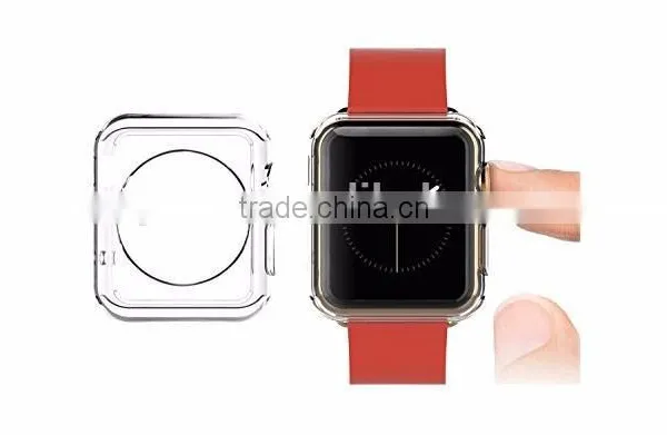 Hot Selling Soft Tpu Cell Phone 38mm 42mm Transparent Back Case For Apple Watch photo-5