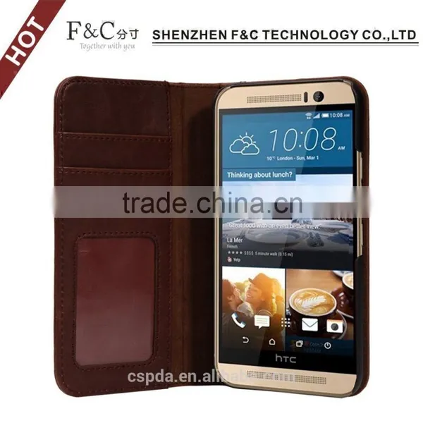 Retro and Vintage Flip Open Book Leather Case Cover for HTC One M9,for HTC One M9 Stand Case photo-3