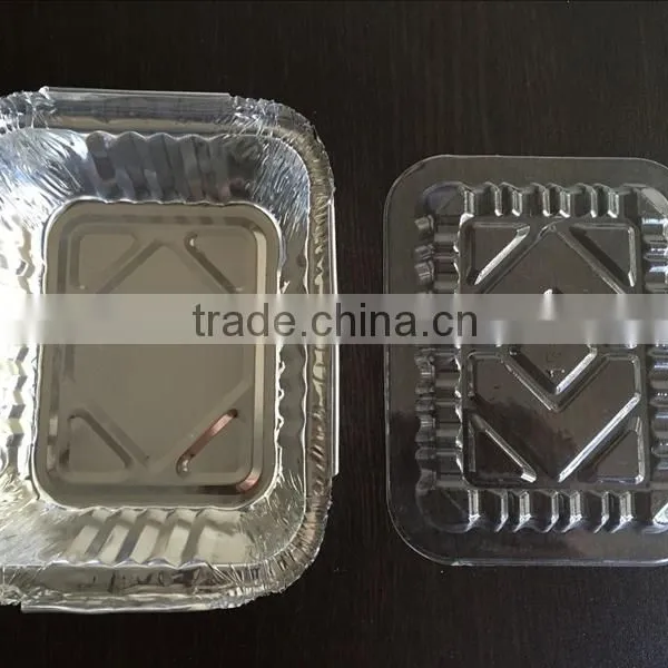 FDA/SGS Verified Aluminum Foil Trays Include Plastic Lids photo-2