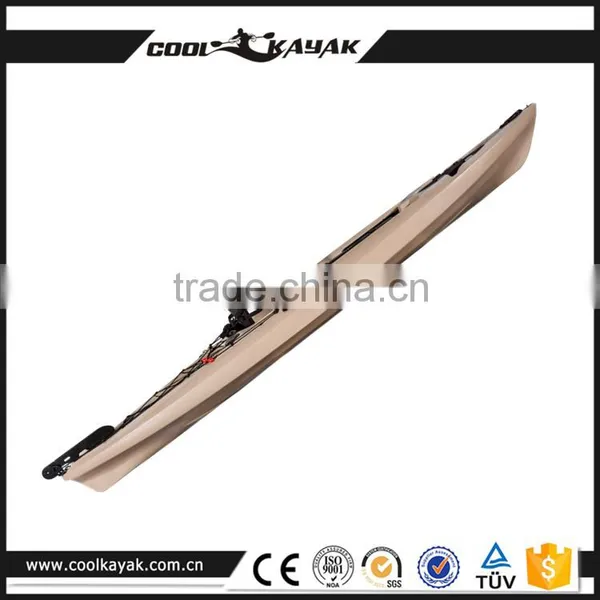 No Inflatable Fishing Pedal Ocean Kayak Made in China Cheap Plastic Wholesale Kayak photo-3