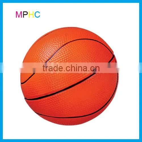 Mini Antistress PU Foam Basketball Stress Reliever Squeeze Toy Ball Key Chain photo-2