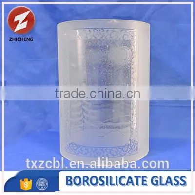 Frosted Heat Resistant Replacement Glass Candle Holder photo-3