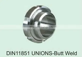 DIN11851 UNIONS-Butt Weld Ss316