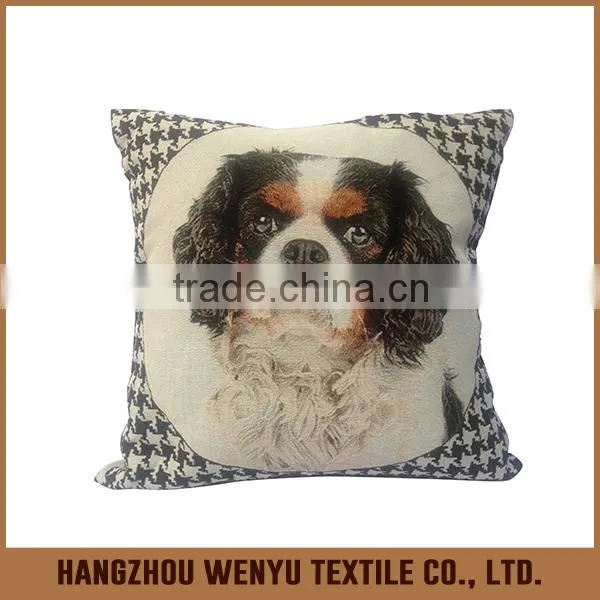 PLUS 45*45cm Square Throw Funny Pillows Home Sofa Decorative Dog Design Cushion Case Custom Cushion Covers photo-5