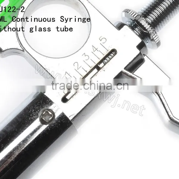 Metal Automatic Self Refill Vaccinate Syringe Without Glass Tube ,5ml , WJ122-2 photo-4