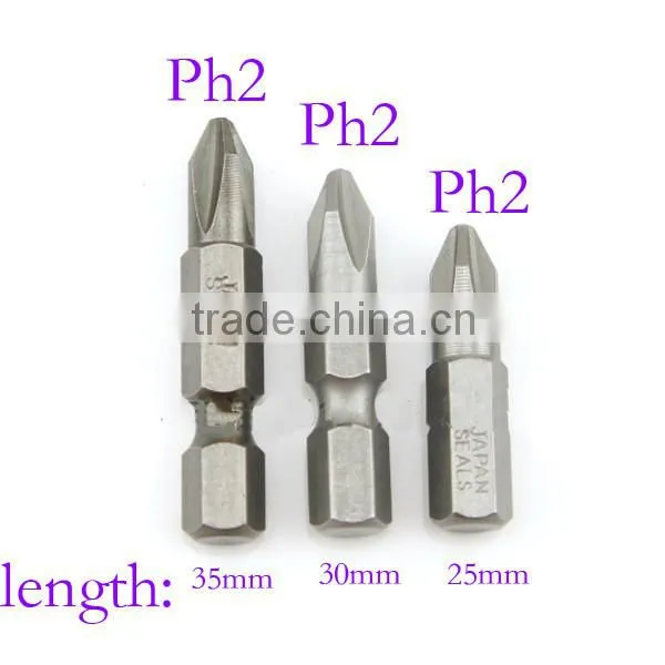 10Set 1/4 Inch Hex Shank Magnetic Phillips Cross Screwdriver Bits Electric Screwdriver Head(3pcs/set) AR-66 photo-2