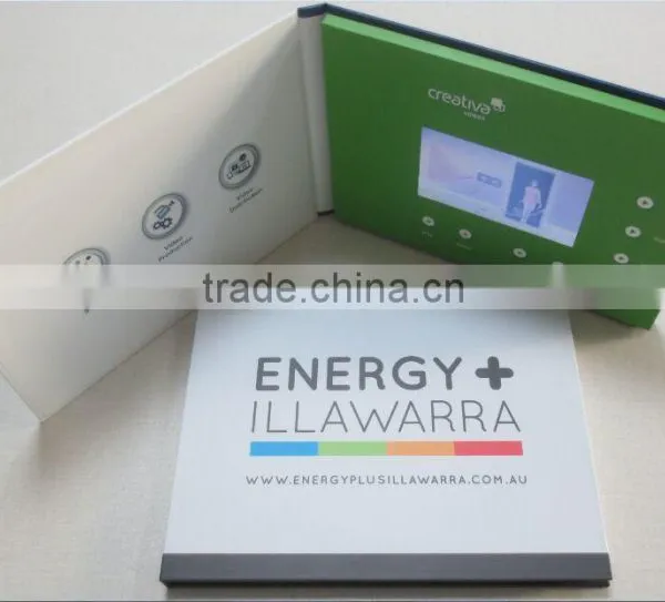 PVC Business Cards With Lcd Screen 2.4"/2.8"/4.3"/5"/7"/10" Custom Video Greeting Card photo-2