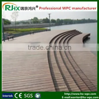 Compoiste Decking Solid With Resistant to Mould and Decay Features/WPC Deck Floor photo-2