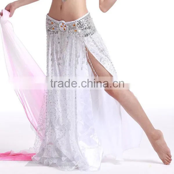 Sexy One Side Split Girls Wearing Long Skirts photo-4