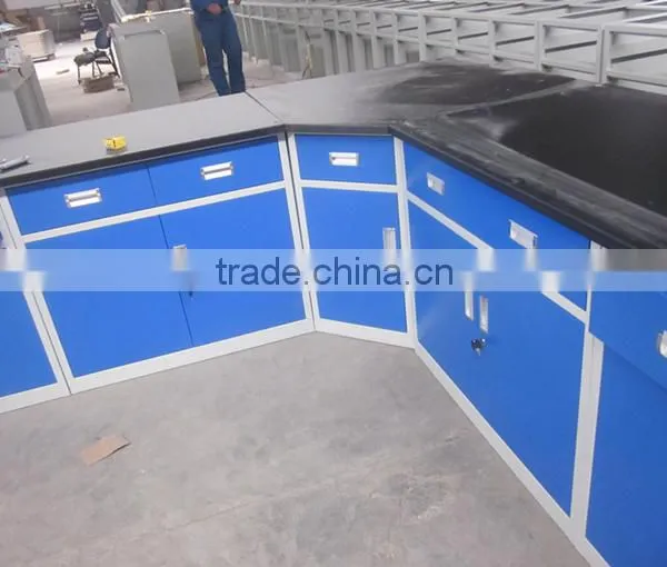 Steel Lab Work Bench With Drawers photo-3