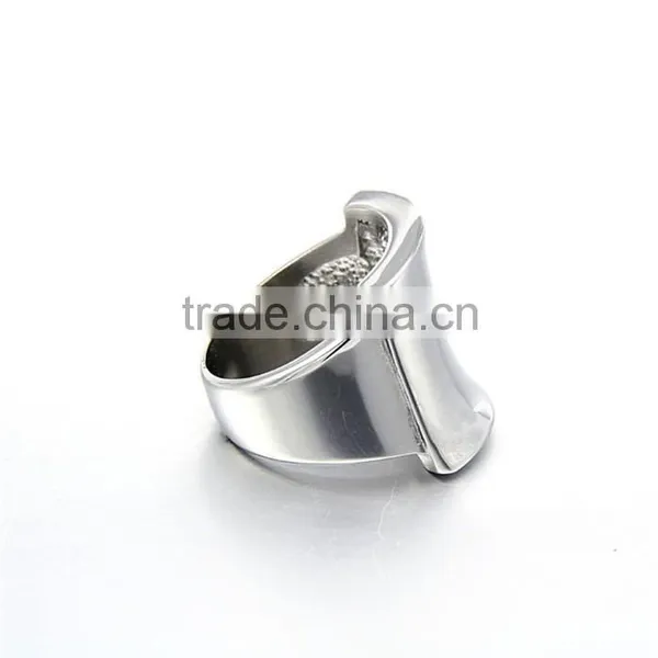 Jewellery From China Wholesale Supplier Steel Ring Women Finger Ring Size photo-3