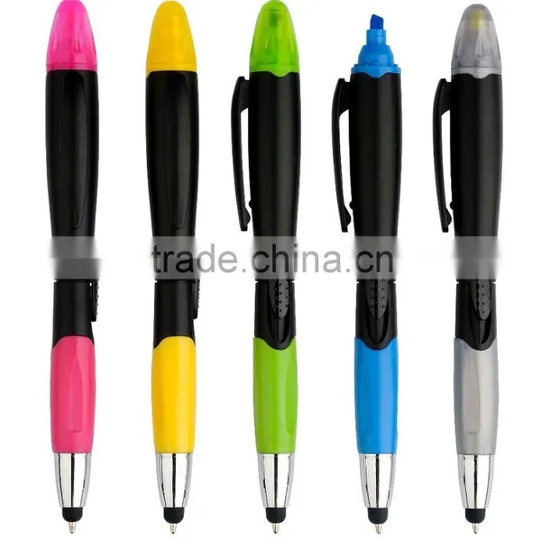 Low MOQ Function Touch Pen 3 in 1 Highlighter Pen photo-6